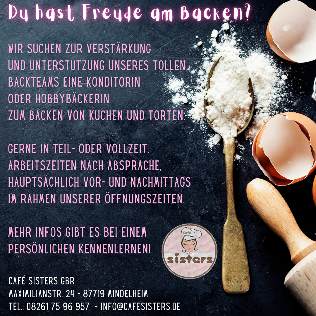 Du hast Freude am Backen?